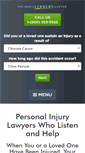 Mobile Screenshot of lernerspersonalinjury.ca